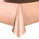 image 2 of Foil Rose Gold Tablecover 274cm x 137cm