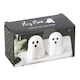 image 5 of Ghost Shaped Salt & Pepper Shakers - White
