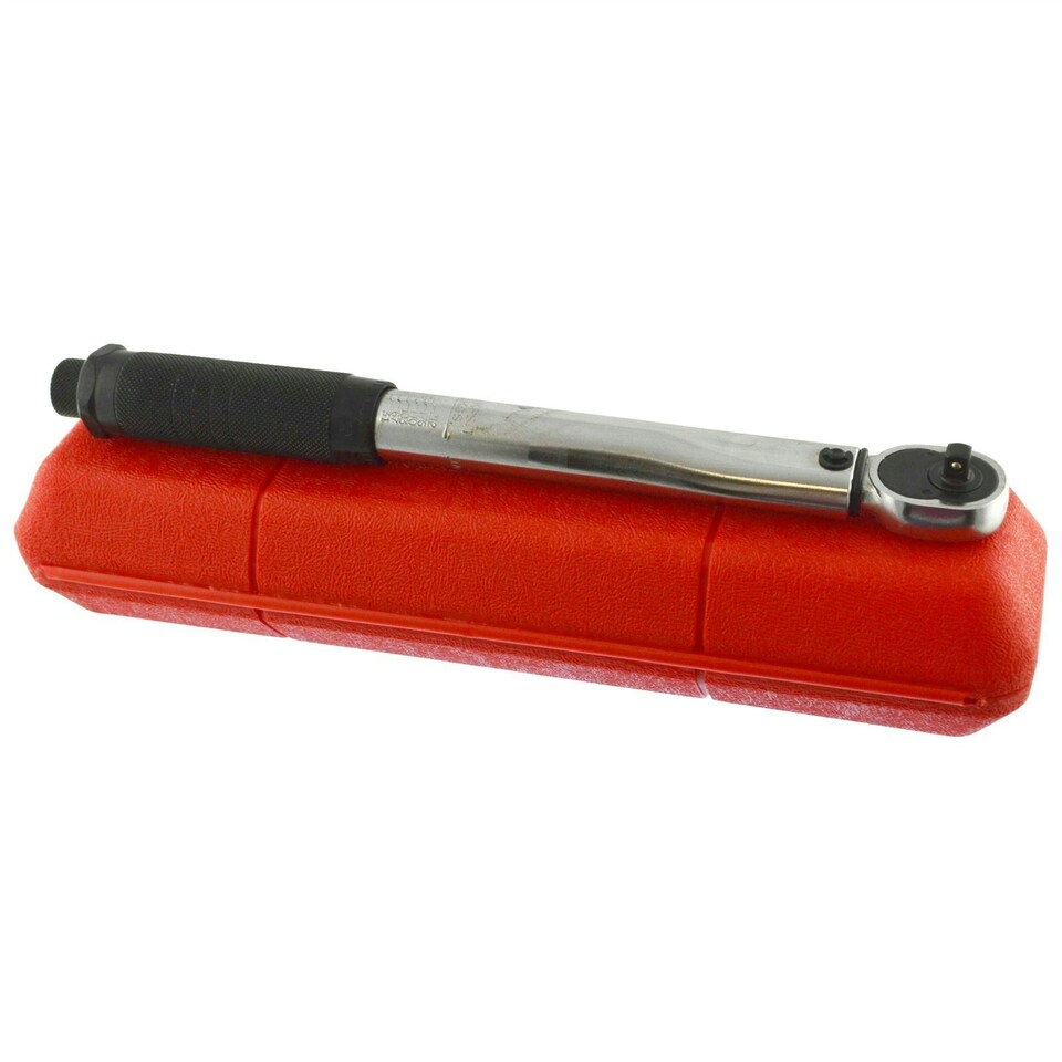 image 1 of 1/4" Drive Ratchet Click Torque Wrench 20-200 in/lbs Motorbike Bike