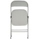 image 4 of Harbour Housewares Fabric Padded Metal Folding Chairs - Grey - Pack of 6