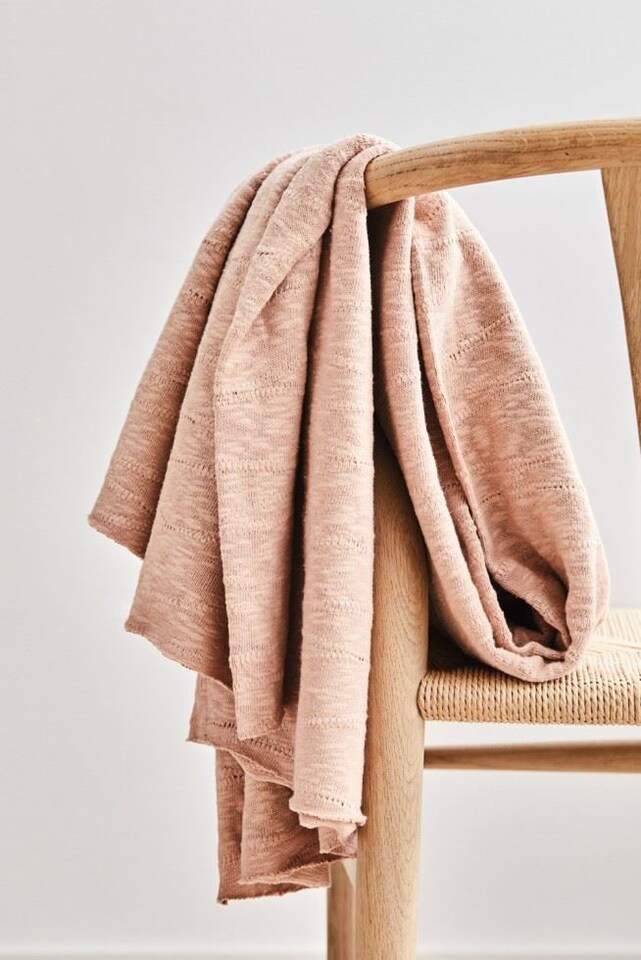 Mind The MAKER Rose Slub Jacquard Sweater Knit Stretch Dressmaking Fabric per metre - 120cm / 47" Wide