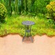 image 2 of Centurion Supports POSITANO Garden and Patio Grey Cast Aluminium Bistro Table