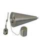 image 5 of Harbour Housewares Metal Garden Torches - Cone - Silver - Pack of 6