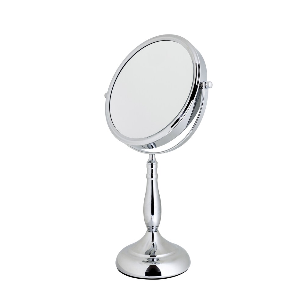 image 1 of Showerdrape Vidos 7x Magnifying Chrome Makeup Vanity Mirror | Silver | 1