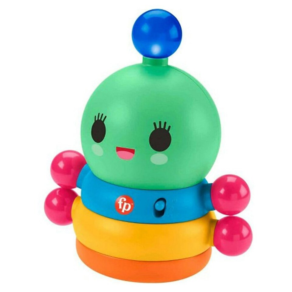 image 1 of Fisher Price Happy World Dance Rainbow Worm GJW32