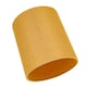 image 4 of Contemporary and Sleek Ochre Linen Fabric 6 Cylindrical Lamp Shade 60w Maximum | Yellow | 6"