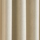 image 3 of Enhanced Living Vogue Cream Curtains 90 x 54 inch (229x137cm) Room Darkening Eyelet Thermal Noise Reducing Curtains for Bedroom and Living Room