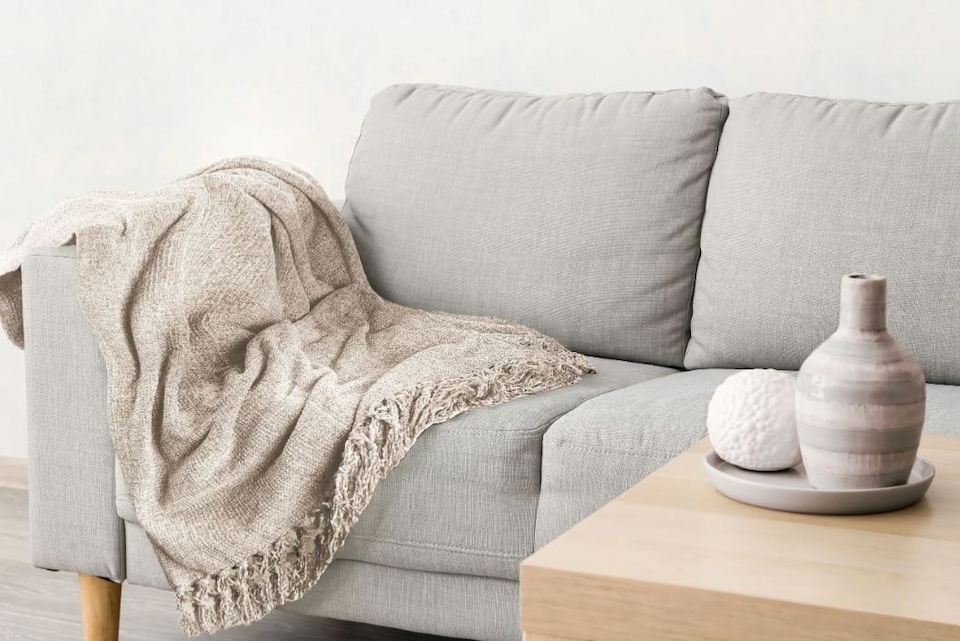 image 1 of Camilla Collection Chenille Throw in Dove Grey (50" x 60") | Grey | Grey