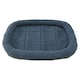 image 1 of HugglePets Sheepskin Washable Pet Bed Grey | L