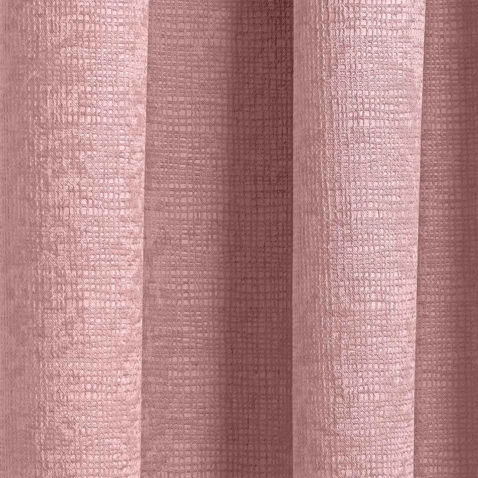image 1 of Enhanced Living Matrix Blush Pink 46 x 90 inch (117x229cm) Tape Top Thermal Noise reducing Dim Out Curtains (PAIR) | Pink | Blush | 2