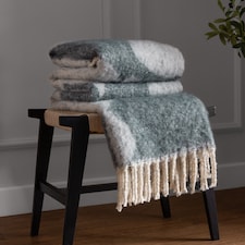 Hoem Meta Jacquard Tasselled Throw