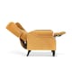 image 5 of Velvet Gold Marianna Manual Recliner Wingback Chair