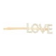 image 1 of Envie Women's Pearl Words Letters Hairpin, Love