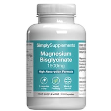 Magnesium Bisglycinate 1500mg - 120 Capsules