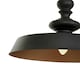 image 5 of Interiors by Premier Lenno Small Leni Black And Gold Pendant Light