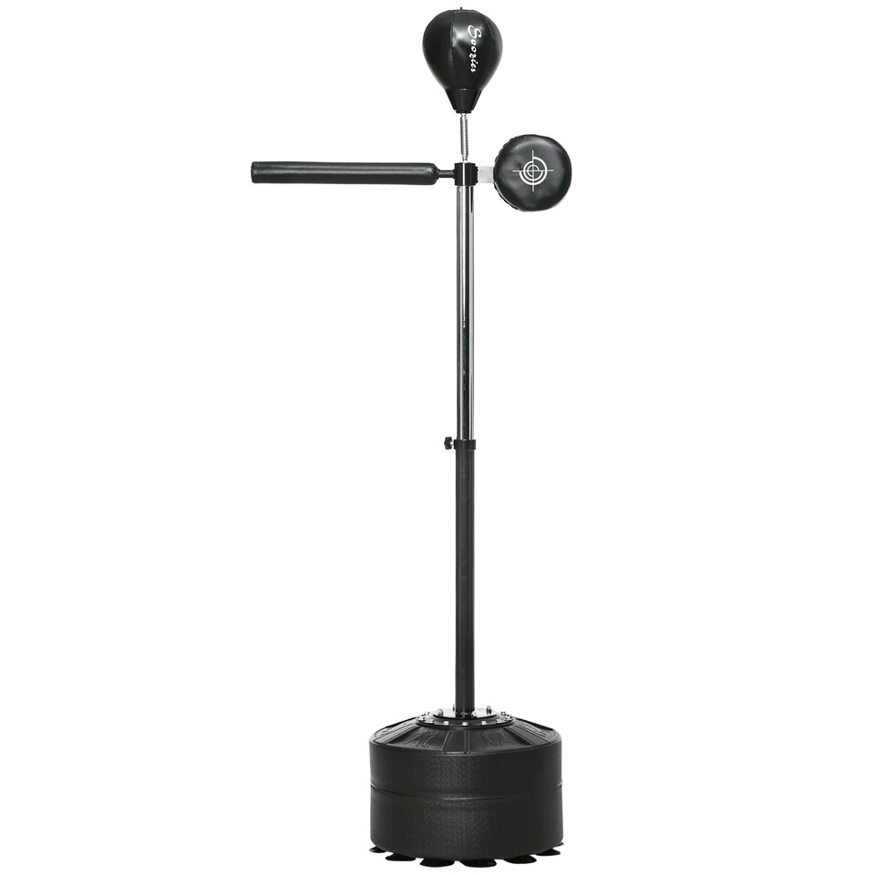 image 1 of SPORTNOW Adjustable Speed Bag with Stand, Reflex Bar Multi