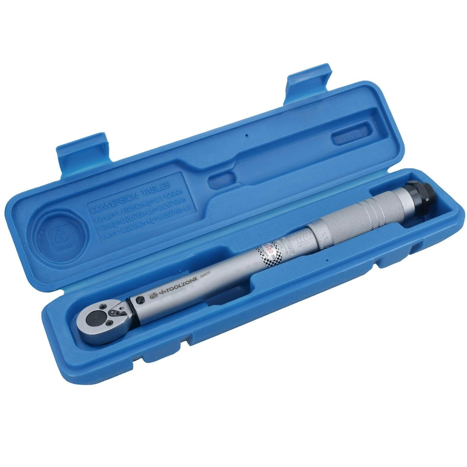 image 1 of 3/8" drive professional torque ratchet wrench 5 - 25 Nm / 4 - 18 ft/lbs TE526