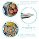 image 2 of Argon Tableware 6pc Oval Stainless Steel Serving Platter Set - 25cm-60cm
