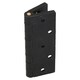 image 4 of Black Reinforced Nylon Plastic Hinge 67x102mm Italian Made Industrial Quality 4PK Black