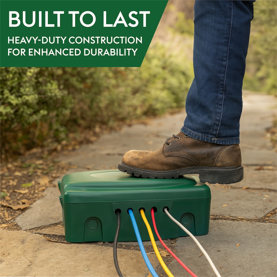 image 1 of Eagle Outdoor IP54 Rated Electrical Connection Box Green