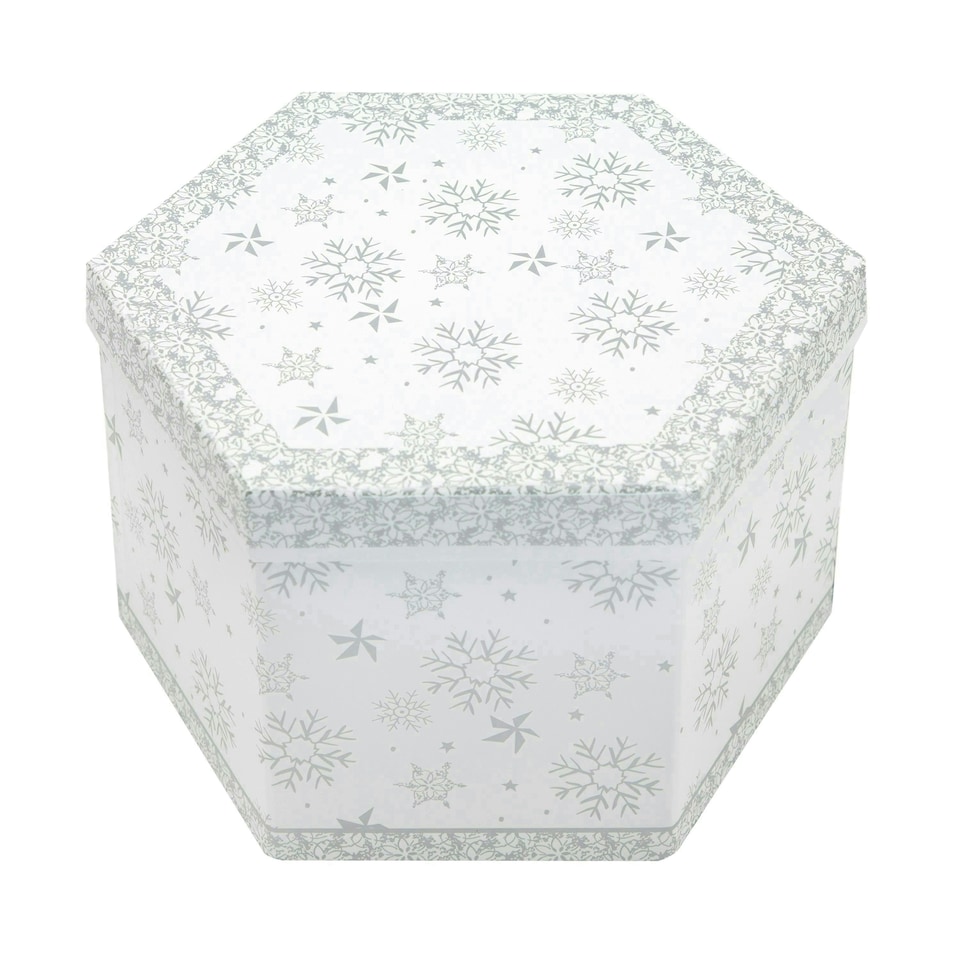 image 1 of The Christmas Workshop Set of 14 Christmas Baubles - Snowflake Design