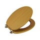image 1 of Showerdrape Oxford Beech Wooden Toilet Seat