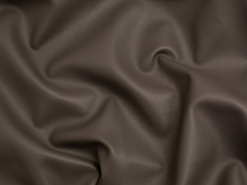 Minerva Core Range Grey Soft Faux Leather Fabric for Bag Making, Dressmaking, Upholstery, 140cm / 55" Wide - per metre