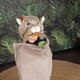 image 2 of Noxxiez Kids Animal Hooded Blanket - Goat