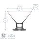 image 3 of LAV Crema Ice Cream Bowls - 11cm - Clear - Pack of 6 | Clear | Clear