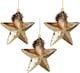 image 3 of 15cm Gold  Star - Christmas Hanging Decoration