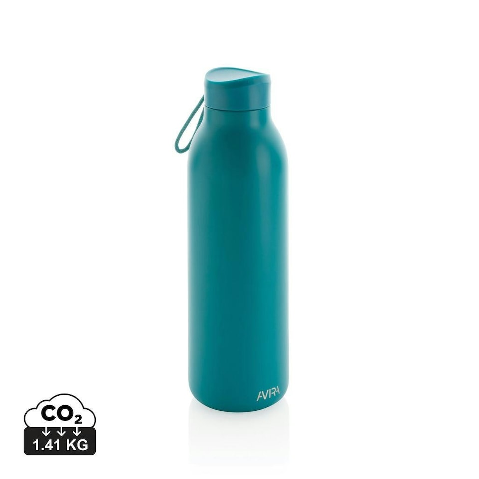 image 1 of Avira Avior Recycled Stainless Steel 500ml Water Bottle - Turquoise - One Size Blue | One Size