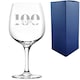 image 1 of Personalised Spanish Gin Copa Balloon Cocktail Glass Name 100 Design