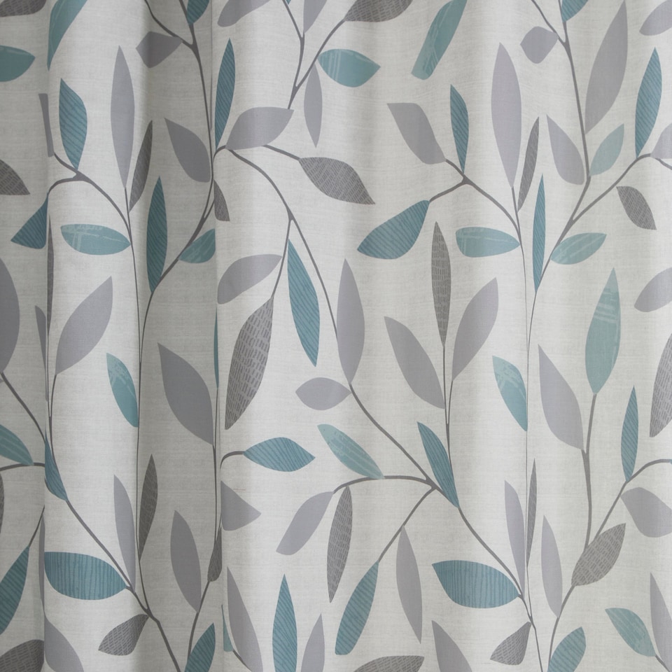 image 1 of Fusion Beechwood Eyelet Curtains Duck Egg