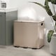 image 7 of HOMCOM 3 x 15L Triple Kitchen Bin Pedal Bin for Recycling and Waste, Gold Tone Black | 45L