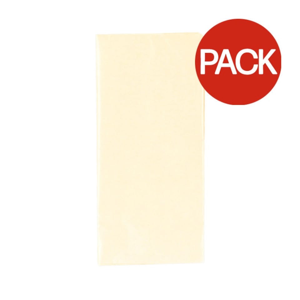 County Tissue Paper (Pack of 120) - Beige - One Size Cream