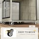 image 5 of PawHut Dog Crate Furniture on Wheels, for Large Dogs 