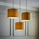image 1 of ValueLights Torbery Set of 3 Sand Nesting Ceiling Light Shades Yellow
