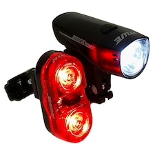 AWE AWEBright 140 Lms Bike Front/Rear Bike LED Battery Light Set 111hrs Run Time*