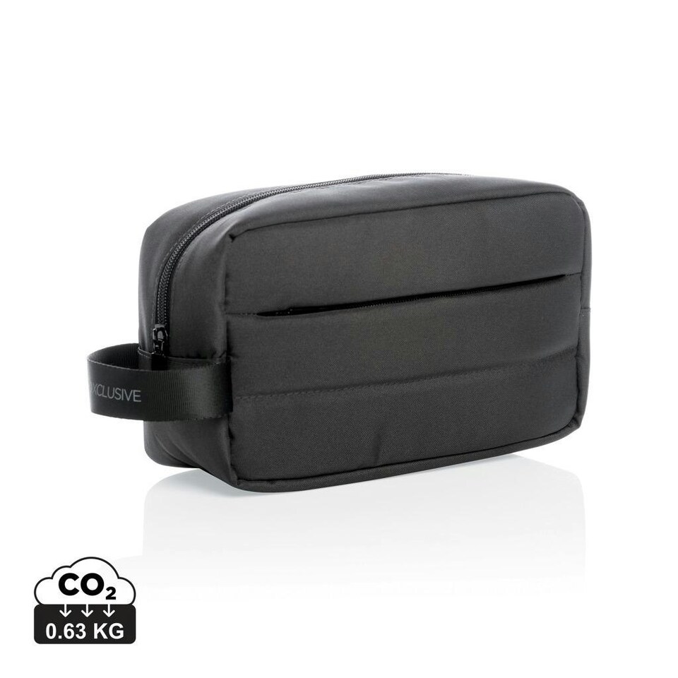 image 1 of XD Xclusive Impact Aware RPET Toiletry Bag - Black - One Size Black