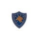 image 1 of Leicester City FC Retro Badge - Blue/Gold - One Size