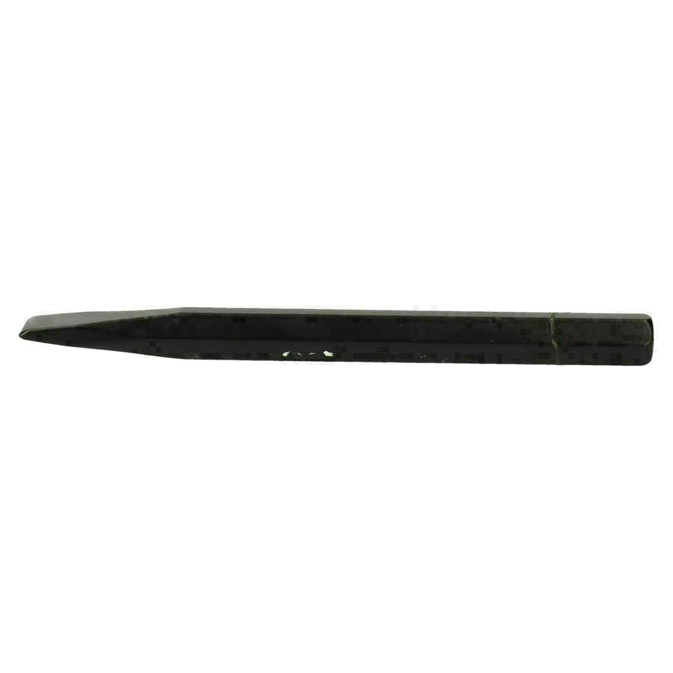 image 1 of 6" x 1/2" Black Cold Chisel Hardened Steel Constant For Brick Stone Block Steel
