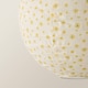 image 6 of ValueLights Annie Ditsy Floral Natural Fabric Globe Ball Ceiling Lamp Shade
