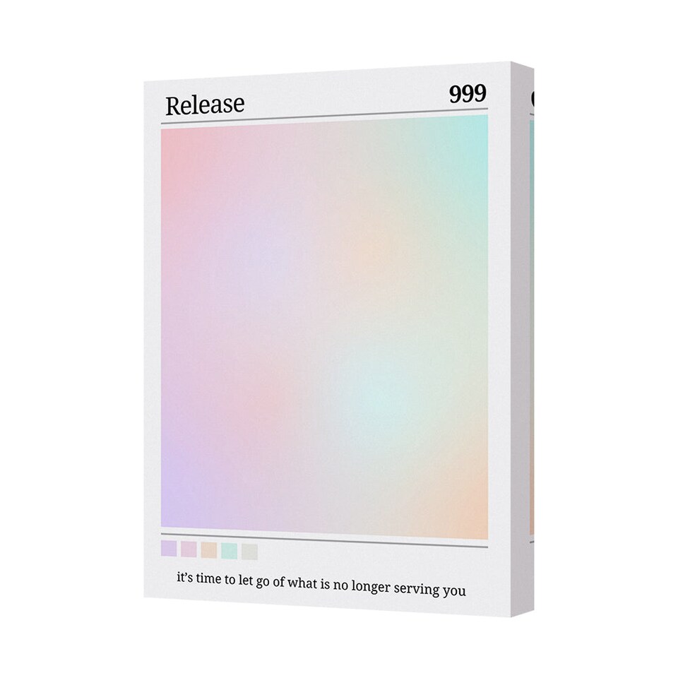 Canvas Art Print Release 999 Minimal Gradient Pastel Abstract Wall ...