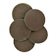 image 3 of 10pk Flap Disc Set 50mm Twist Button Abrasive Discs Sanding 120 Grit SIL233