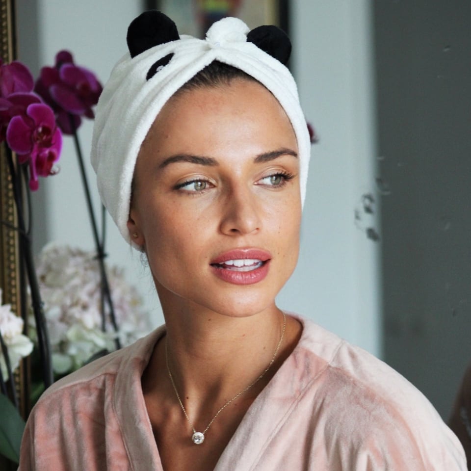 image 1 of SMUG Novelty Hair Towel Wrap, Panda