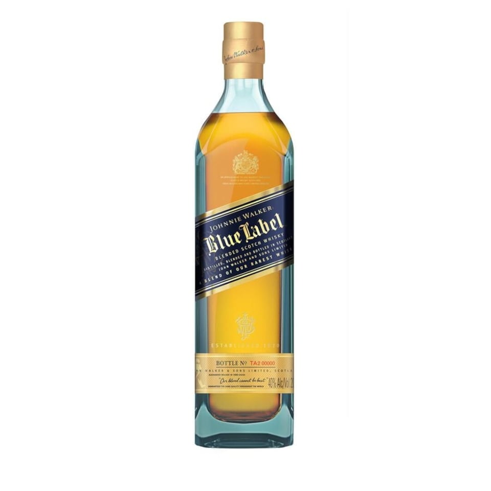 Johnnie Walker Blue Label Blended Scotch Whisky, 20cl
