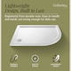 image 3 of Balterley Premium Shower Tray - Right Hand Offset Quadrant | White | White | 1