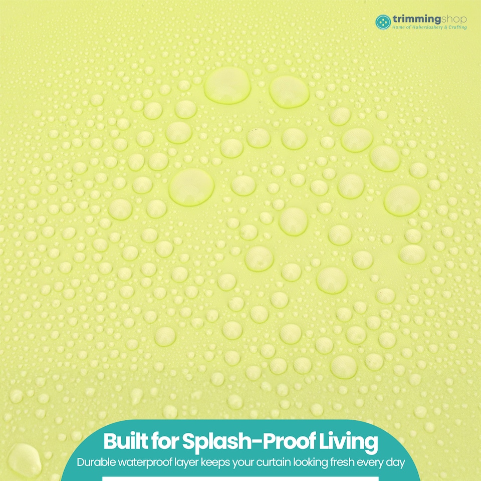 image 1 of PEVA Plain Mould & Mildew Resistant Shower Curtain with 12 Hooks - 180x180cm