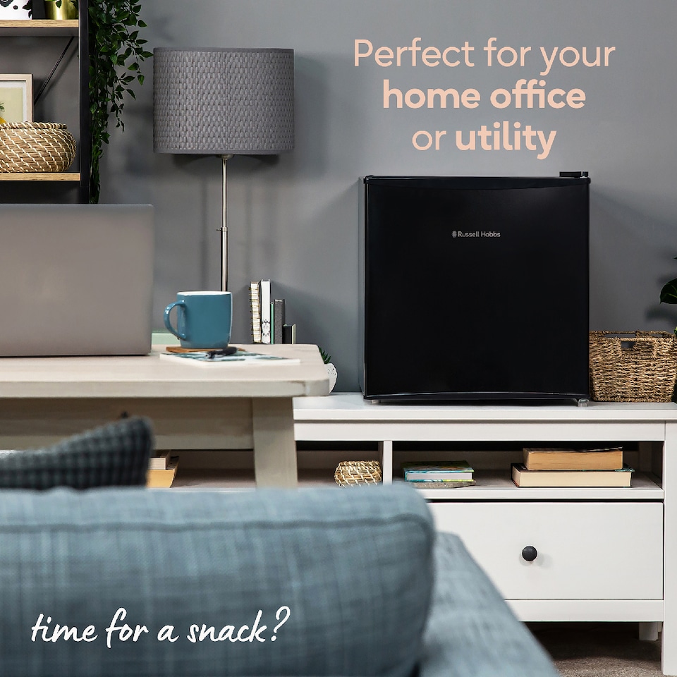 image 1 of Russell Hobbs RHTTF0E1B Black 43L Table Top Fridge