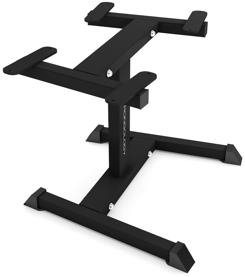 image 1 of Strongology Urban25 Red Adjustable Dumbbell Pair with Free Durable Steel Adjustable Urban25 Dumbbell Floor Stand